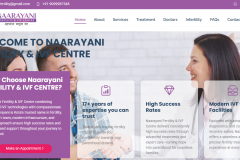 Naarayani Fertility Clinic Website & Hospital Management System Development